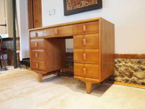 DESK HEALS OF LONDON OAK C1930 - ADDITIONAL PHOTO 6