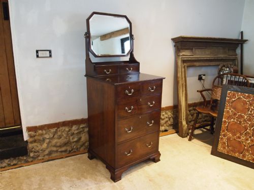 Chest of Drawers Dressing Chest Edwardian Mahogany Slim C1900