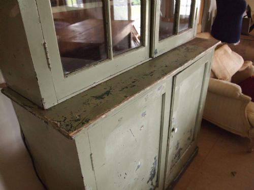 CUPBOARD PANTRY DRESSER FRENCH ORIGINAL PAINT C1880 - ADDITIONAL PHOTO 4