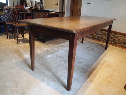 TABLE REFECTORY DINING FARMHOUSE FRENCH OAK C1880 - ADDITIONAL PHOTO 10