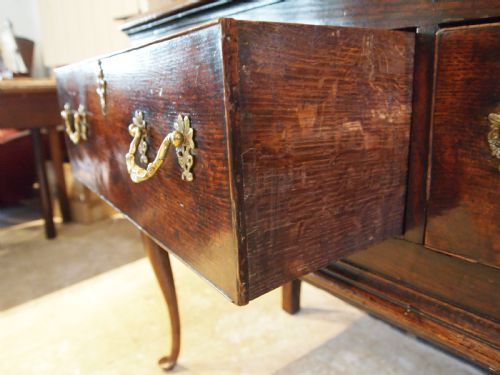 DRESSER VERY SPECIAL GEORGE II OAK SIDEBOARD C1740 - ADDITIONAL PHOTO 14