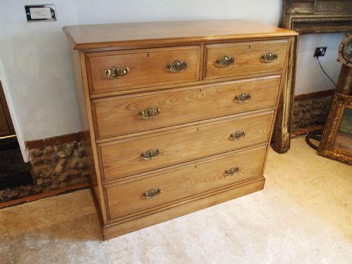 fig 2. Chest of drawers rare Scottish Arts and Crafts Ash c1890