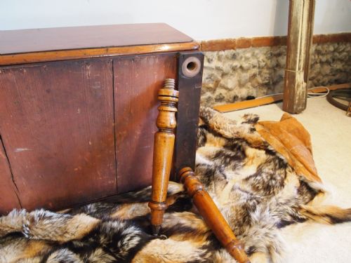 TABLE V RARE MILITARY CAMPAIGN DRESSING DINING AND WRITING TABLE C1850 - ADDITIONAL PHOTO 3