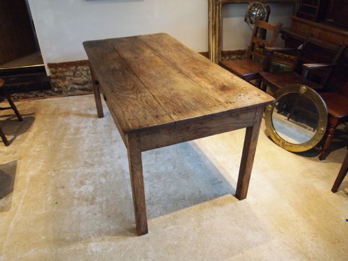 TABLE REFECTORY FRENCH OAK FARMHOUSE DINING C1800 - ADDITIONAL PHOTO 5
