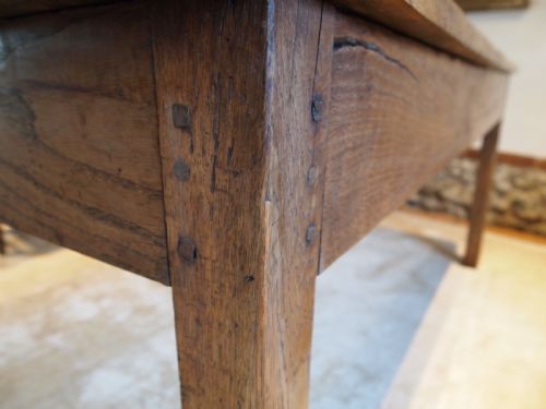TABLE REFECTORY FRENCH OAK FARMHOUSE DINING C1800 - ADDITIONAL PHOTO 9