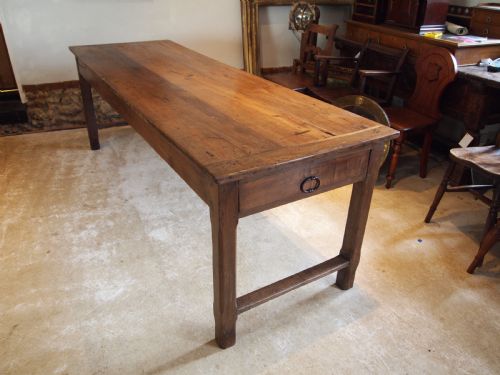 table refectory farmhouse dining french oak c1800 - CATEGORY: ANTIQUE TABLES - DATED GEORGIAN