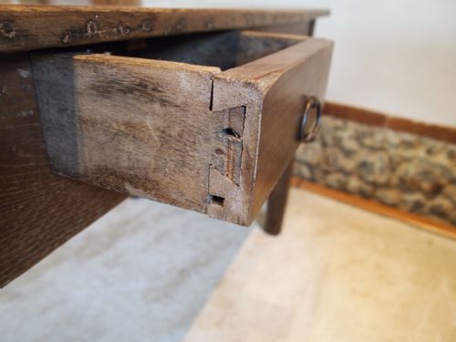 TABLE REFECTORY FARMHOUSE DINING FRENCH OAK C1800 - ADDITIONAL PHOTO 5