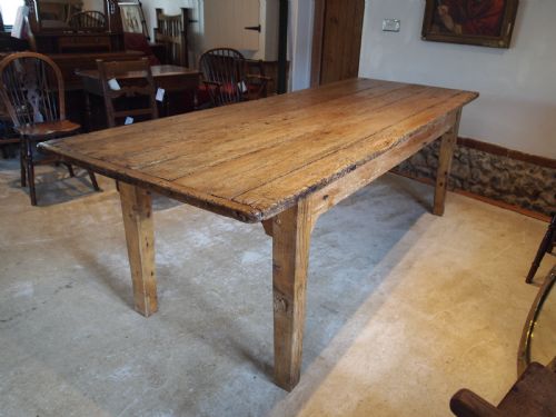 TABLE REFECTORY GEORGE III ASH DINING FARMHOUSE C1800 - ADDITIONAL PHOTO 1