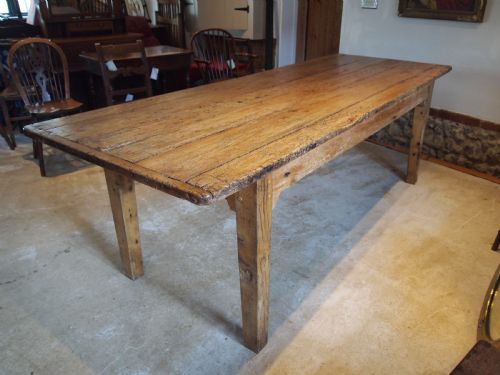 TABLE REFECTORY GEORGE III ASH DINING FARMHOUSE C1800 - ADDITIONAL PHOTO 8