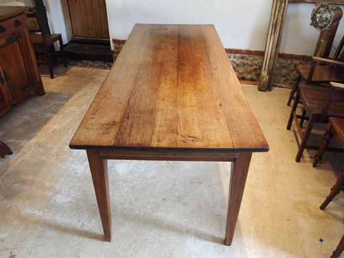 TABLE STUNNING REFECTORY DINING VICTORIAN OAK C1880 - ADDITIONAL PHOTO 1