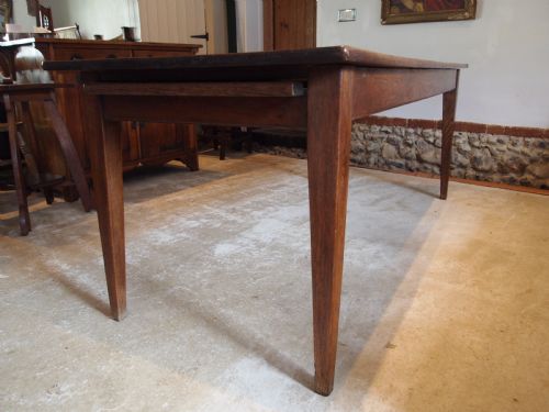 TABLE STUNNING REFECTORY DINING VICTORIAN OAK C1880 - ADDITIONAL PHOTO 8