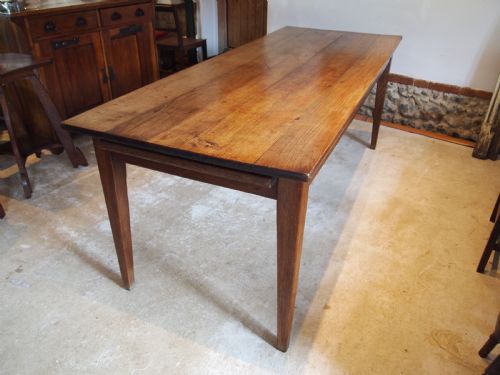 TABLE STUNNING REFECTORY DINING VICTORIAN OAK C1880 - ADDITIONAL PHOTO 10