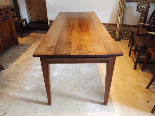 TABLE STUNNING REFECTORY DINING VICTORIAN OAK C1880 - ADDITIONAL PHOTO 11