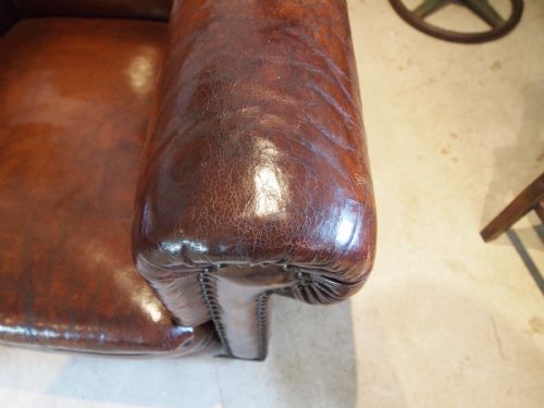 fig 2. Chairs outstanding pair of Edwardian Club armchairs c1900
