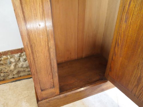 WARDROBE ARTS AND CRAFTS OAK LIBERTY STYLE C1900 - ADDITIONAL PHOTO 10