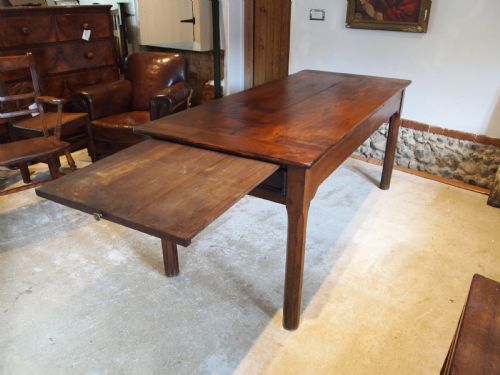 TABLE REFECTORY DINING FARMHOUSE FRENCH OAK C1850 - ADDITIONAL PHOTO 1