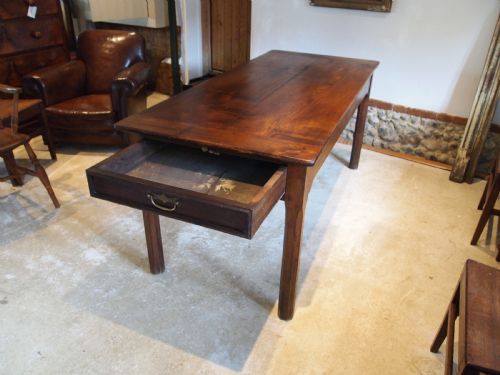 TABLE REFECTORY DINING FARMHOUSE FRENCH OAK C1850 - ADDITIONAL PHOTO 9