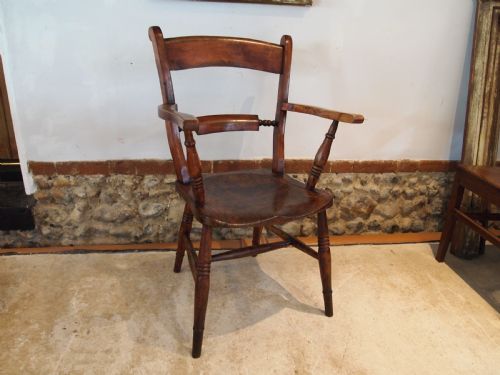 Chair Stunning Victorian Elm Ash Beech Windsor Knifeback C1870