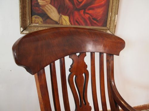 CHAIR RARE FINE VICTORIAN WINDSOR GRANDFATHER ARMCHAIR C1860 - ADDITIONAL PHOTO 3