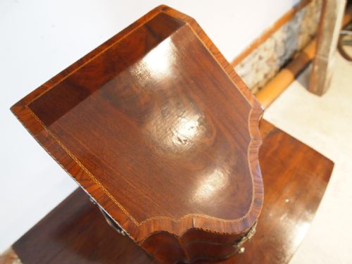 KNIFE BOX FINE GEORGE III MAHOGANY ORIGINAL INTERIOR C1780 - ADDITIONAL PHOTO 2