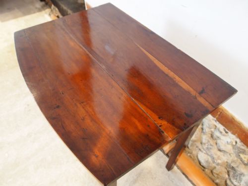 TABLE VERY RARE GEORGE III CHERRY SIDE HALL LAMP CONSOLE C1800 - ADDITIONAL PHOTO 1