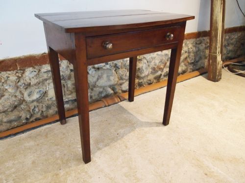TABLE VERY RARE GEORGE III CHERRY SIDE HALL LAMP CONSOLE C1800 - ADDITIONAL PHOTO 9