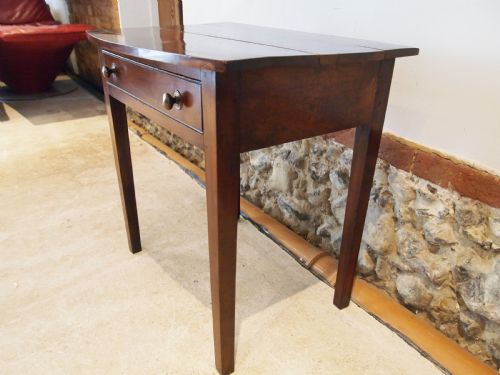 TABLE VERY RARE GEORGE III CHERRY SIDE HALL LAMP CONSOLE C1800 - ADDITIONAL PHOTO 10