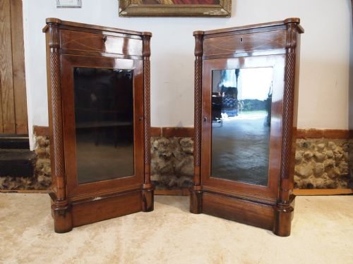 WOW OUTSTANDING PAIR OF EDWARDIAN ROSEWOOD PIER CABINETS C1900 - ADDITIONAL PHOTO 7