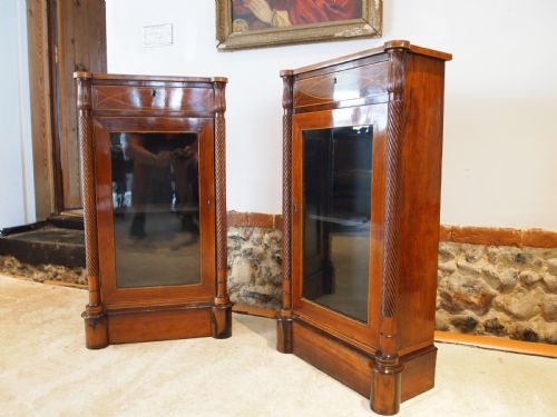 WOW OUTSTANDING PAIR OF EDWARDIAN ROSEWOOD PIER CABINETS C1900 - ADDITIONAL PHOTO 8