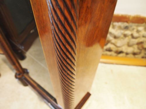 WOW OUTSTANDING PAIR OF EDWARDIAN ROSEWOOD PIER CABINETS C1900 - ADDITIONAL PHOTO 11