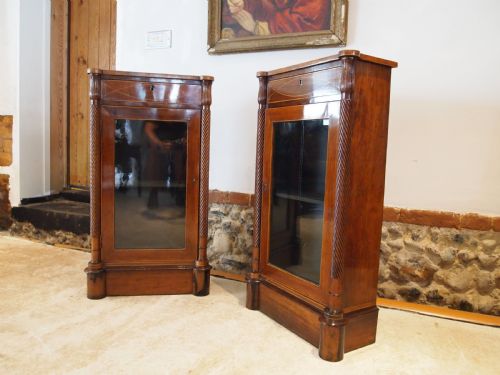 WOW OUTSTANDING PAIR OF EDWARDIAN ROSEWOOD PIER CABINETS C1900 - ADDITIONAL PHOTO 13