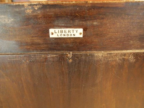 BOOKCASE ARTS CRAFTS LIBERTY CO CAXTON WALNUT C1907 - ADDITIONAL PHOTO 8