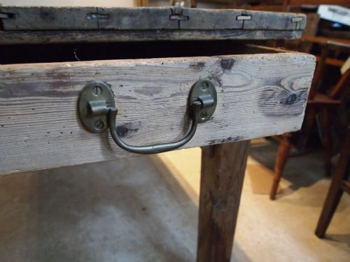TABLE GEORGE III REFECTORY FARMHOUSE SCRUB TOP PINE SEATS 12 C1800 - ADDITIONAL PHOTO 7