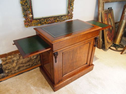DESK WONDERFUL COMPACT EARLY VICTORIAN MAHOGANY C1840 - ADDITIONAL PHOTO 1