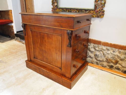 DESK WONDERFUL COMPACT EARLY VICTORIAN MAHOGANY C1840 - ADDITIONAL PHOTO 8