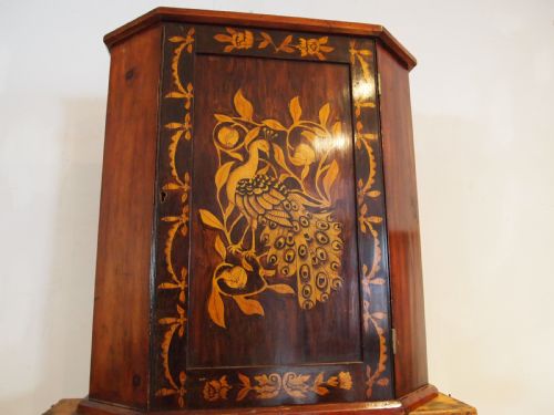 CUPBOARD CABINET ARTS AND CRAFTS PENWORK FRUITWOOD C1900 - ADDITIONAL PHOTO 8