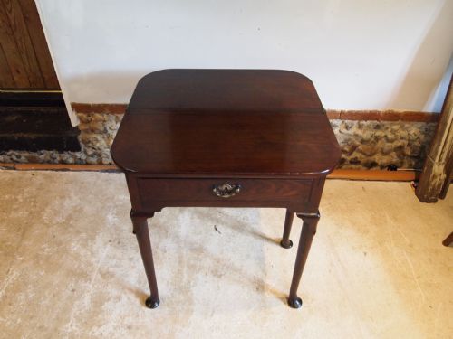 TABLE RARE GEORGE II IRISH MAHOGANY SIDE HALL CONSOLE TEA C1740 - ADDITIONAL PHOTO 4