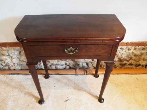 TABLE RARE GEORGE II IRISH MAHOGANY SIDE HALL CONSOLE TEA C1740 - ADDITIONAL PHOTO 12