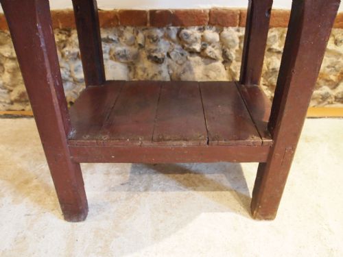 TABLE RARE IRISH CRICKET OR TAVERN TABLE PINE C1820 - ADDITIONAL PHOTO 5