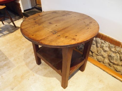 TABLE RARE IRISH CRICKET OR TAVERN TABLE PINE C1820 - ADDITIONAL PHOTO 14