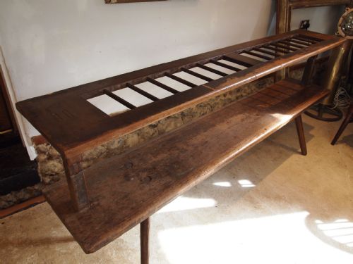 BENCH WONDERFUL EUROPEAN SETTLE PINE VICTORIAN PERIOD C1870 - ADDITIONAL PHOTO 8