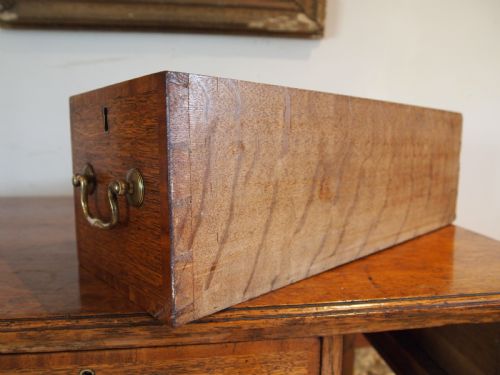 TABLE LOWBOY GEORGE III OAK SIDE HALL LAMP CONSOLE C1790 - ADDITIONAL PHOTO 6