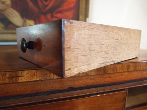 CHEST OF DRAWERS SECRETAIRE VERY RARE SMALL GEORGE IV MAHOGANY C1820 - ADDITIONAL PHOTO 1