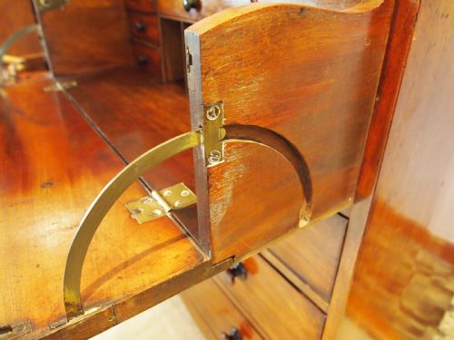 CHEST OF DRAWERS SECRETAIRE VERY RARE SMALL GEORGE IV MAHOGANY C1820 - ADDITIONAL PHOTO 5