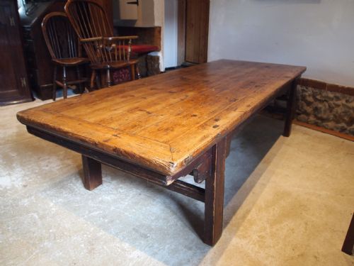 TABLE COFFEE TABLE OR LOW TABLE VICTORIAN PINE C1880 - ADDITIONAL PHOTO 1