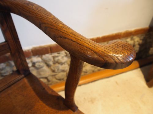 CHAIR SUFFOLK WINDSOR ARMCHAIR GEORGE IV ELM C1820 - ADDITIONAL PHOTO 5