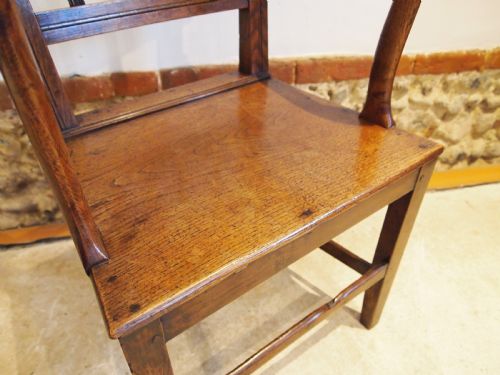 CHAIR SUFFOLK WINDSOR ARMCHAIR GEORGE IV ELM C1820 - ADDITIONAL PHOTO 6