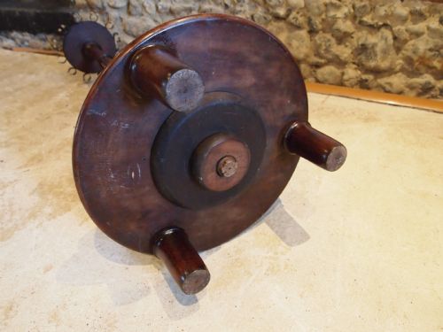 SNOOKER CUE STAND FINE VICTORIAN MAHOGANY REVOLVING C1890 - ADDITIONAL PHOTO 4