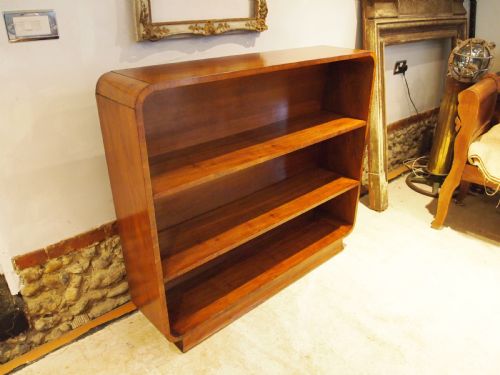 Bookcase Art Deco Walnut C1925
