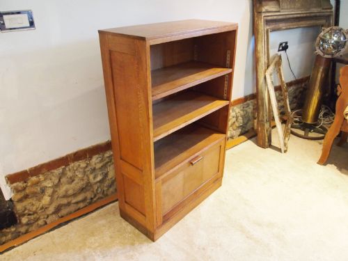 BOOKCASE ARTS AND CRAFTS OAK MANNER OF HEALS C1920 - ADDITIONAL PHOTO 7